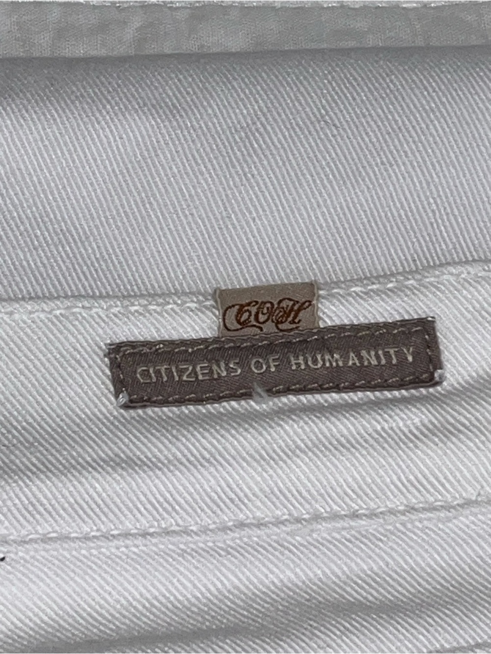 Citizens of Humanity Dita White Bootcut Jeans Low Rise Size 26 - Picture 3 of 9